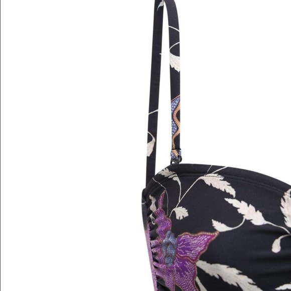 ISABEL MARANT ETOILE "STIZA" Printed One Piece Swimsuit Navy - Picture 5 of 6